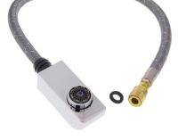 Logo Douchette zenos-s bp chrom� cpl. + tuyau, surface m�tallique, chrom�, basse pression 123330