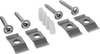 Logo Set de fixation pour cuves  intgrer cramique (4x)cheville avec vis - lot de 4 -  sous-monter - pour viers et cuves  sous-m