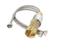 Logo Corps ext�rieur, socle + flexible zenos-s chrom� ha 119605