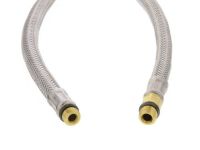 Logo Flexible douchette tressage acier inoxydable 130 cm mz 121558