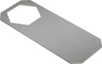 Logo Cl� pour cartouche surplat = 44 mm t�le 127432