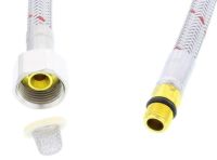 Logo Flexible d'alimentation rouge avec joint/tamis 50 cm m10x1 cuphin hu 121802
