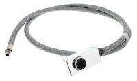 Logo Douchette + flexible zenos-s bp chrom� compl�te, surface m�tallique, chrom�, bas pression 139925