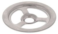Logo Rosette trop-plein �= 36 mm acier inoxydable vi 128657
