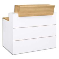 Logo Banque d'accueil chne sunday - l120 x h110/74 x p72/83 cm - gautier  210380