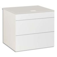 Logo Plan d'accueil bas gris sunday - l80 x h74 x p83 cm - gautier  210565