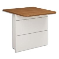 Logo Banque intermdiaire noyer sunday - l80 x h74 x p80 cm - gautier  210665