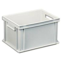 Logo Viso boite de rangement euronorm en polypropylne gris l30xh22xp40cm 190310
