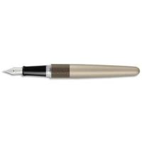 Logo Pilot stylo plume lzard bronze, pointe moyenne, encre bleue, livr avec un crin 318609