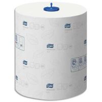Logo Tork colis de 6 rouleaux essuie-mains advanced 2 plis format 150m x 21cm blanc pour distributeur mat 320417