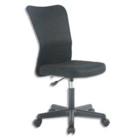 Logo Sige idaho noir dossier maille pour pr-adolescent, rglable en hauteur par pompe  gaz, sans accou 321083