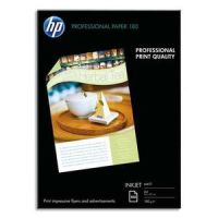 Logo Hp pack de 100 papier photo professionnel jet d'encre mat 180g a4 q6592a 301624