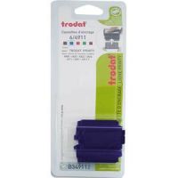 Logo Trodat blister 3 recharges 6/4911 pour appareils 4800/4820/4822/4846/4911/4911t/4951. bleu 231851