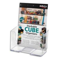 Logo Deflecto porte brochure a4 vertical une case a5 019146