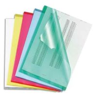 Logo 5 etoiles bote de 100 pochettes-coin en polypropylne 9/100e assortis 929216