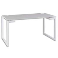 Logo Bureau droit sunday avec 2 passe-cbles - l140 x h73 x p80 cm - gautier  450941