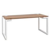 Logo Bureau droit sunday avec 2 passe-cbles - l140 x h73 x p80 cm - gautier  450925