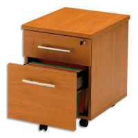 Logo Mt international caisson mobile 2 tiroirs dont 1 pour ds merisier impact - dim. : l41 x h55 x p50 cm 053625