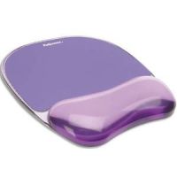 Logo Fellowes tapis souris repose-poignet gel crystal violet 91441 591863