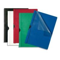 Logo 5 etoiles paquet de 25 chemises de prsentation  clip, capacit 30 feuilles. coloris bleu fonc. 356386