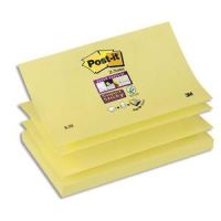 Logo Post-it recharge z-notes 90 feuilles 7,6 x 127 cm jaune 229074