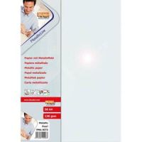 Logo Decadry pochette 20 feuilles format a4 130g gris perle mtallis 836576
