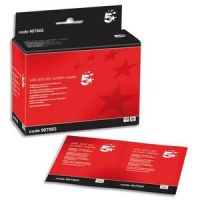 Logo 5 etoiles bote de 20 duos lingettes sches et humides pour crans, filtres et surface vitres 20450 907883