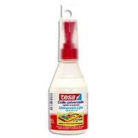 Logo Tesa flacon de colle universelle haute performance 90g transparente, embout verseur basculant 404654