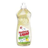 Logo 5 etoiles flacon d'1 litre de liquide vaisselle parfum citronn�, d�graisse et fait briller. 961455