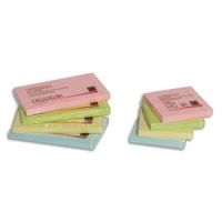 Logo 5 etoiles bloc repositionnable de 100 feuilles 76 x 127mm coloris pastel assortis 912963