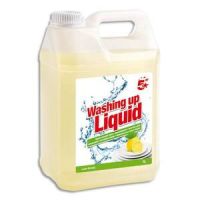 Logo 5 etoiles bidon de 5 litres de liquide vaisselle parfum citronn�, d�graisse et fait briller. 961463