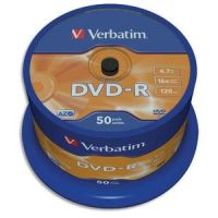 Logo Verbatim tour de 50 dvd-r 16x 43548 712839