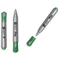 Logo 5 etoiles marqueur permanent pte ogive corps plastiqu encre pigment�e verte � base d eau flipchart 961264