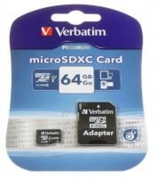 Logo Verbatim carte microsdhc 64go+adaptateur class 10/u1 44084 318027