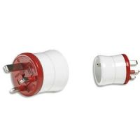 Logo Watt & co adaptateur de voyage france vers royaume-uni 125vac 13a + range cble blanc rouge adf-7b 319586