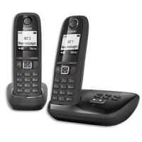 Logo Gigaset tlphone sans fil avec rpondeur as405a duo noir 406586