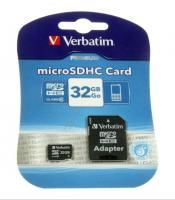 Logo Verbatim carte microsdhc 32go+adaptateur class 10/u1 44083 191626