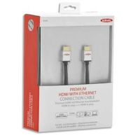 Logo Ednet cble hdmi haute vitesse type a, m/m, 10m, ethernet, full-hd, ul,noir argent,contacts dors 8 704759