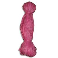 Logo Pw international bobine de 50g de raphia v�g�tal coloris rose, longueur non standardis�e de 1 � 1,20 730612