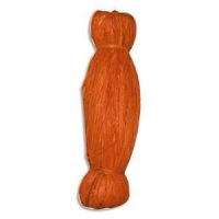 Logo Pw international bobine de 50g de raphia v�g�tal coloris orange, longueur non standardis�e de 1 � 1, 474071