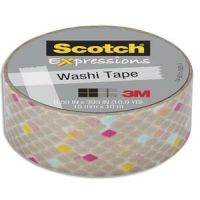 Logo Scotch blister ruban expression (maskingtape) diamant 15mmx10m 705694