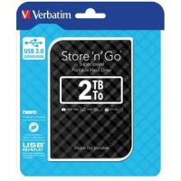 Logo Verbatim disque dur 2,5 usb 3.0 store'n'go style 2to noir 53195 706203