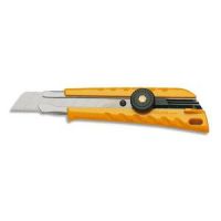Logo Olfa cutter multi-usage l1 corps abs 100% recycl�, lame 18mm, blocage par molette 260066