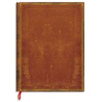 Logo Paperblanks carnet reliure classique  l'ancienne cuir repouss ultra 18x23cm 144 pages lignes 312636