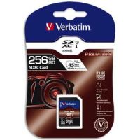 Logo Verbatim carte premium sdxc 256go class 10/u1 44026 283569