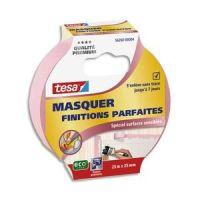 Logo Tesa ruban de masquage finitions parfaites surfaces dlicates ecologo 25m x 25mm. sans trace 7 jours 293810