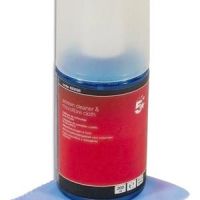 Logo 5 etoiles spray nettoyant 200ml pour tous types d'crans+1chiffon microfibre 493598