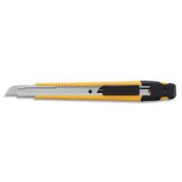 Logo Olfa cutter ambidextre a-1 jaune noir, poche, lame scable - largeur de la lame 9 mm 384695