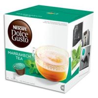Logo Dolce gusto bote de 16 capsules marrakech tea, th vert sucr en poudre, 112g 386439