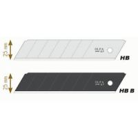 Logo Olfa recharge de 5 lames hb-5b en acier inoxydable, lame secable, pour cutter xh-1 - largeur 25 mm 384946